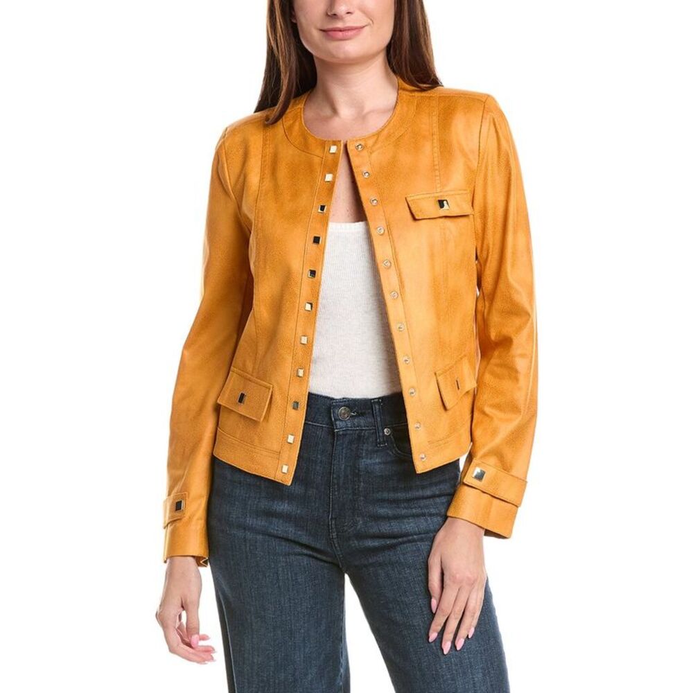 Joseph Ribkoff Womens  Jacket, Yellow